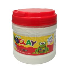 Amos - Amos Zıplayan Oyun Hamuru 400g Kavanoz Beyaz
