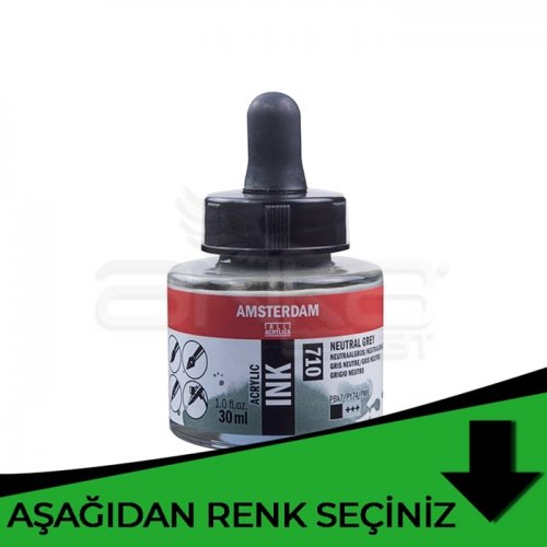 Talens Amsterdam Acrylic Ink 30ml Yeşil Tonlar