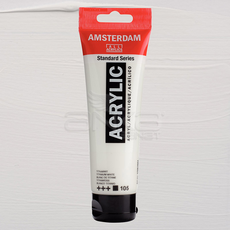 Amsterdam Akrilik Boya 120ml 105 Titanium White