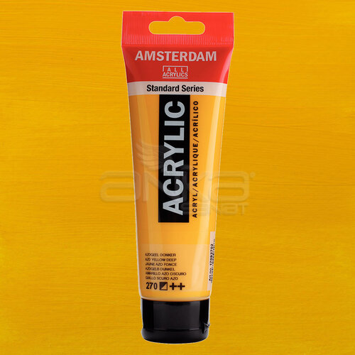 Amsterdam Akrilik Boya 120ml 270 Azo Yellow Deep - 270 Azo Yellow Deep