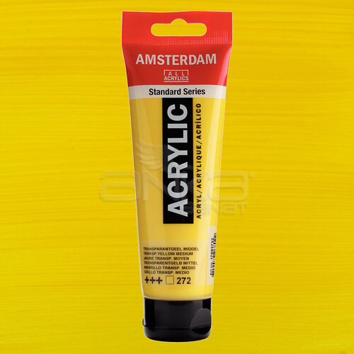 Amsterdam Akrilik Boya 120ml 272 Transparent Yellow Medium - 272 Transparent Yellow Medium