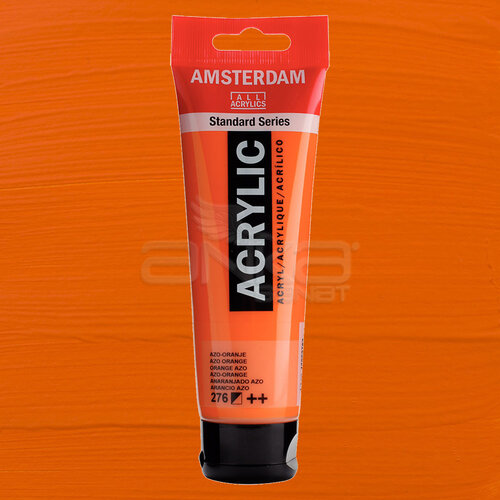 Amsterdam Akrilik Boya 120ml 276 Orange Azo - 276 Orange Azo
