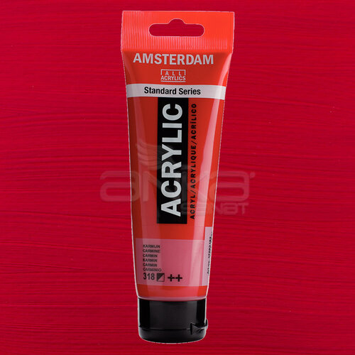Amsterdam Akrilik Boya 120ml 318 Carmine - 318 Carmine