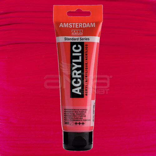 Amsterdam Akrilik Boya 120ml 348 Permanent Red Purple