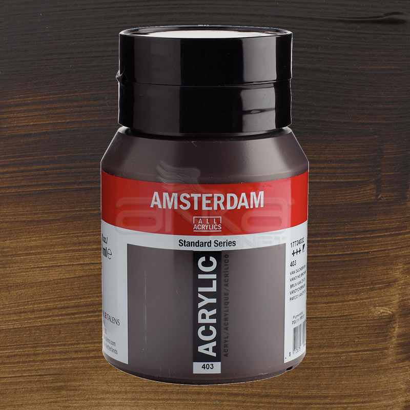 Amsterdam Akrilik Boya 500ml 403 Vandyke Brown
