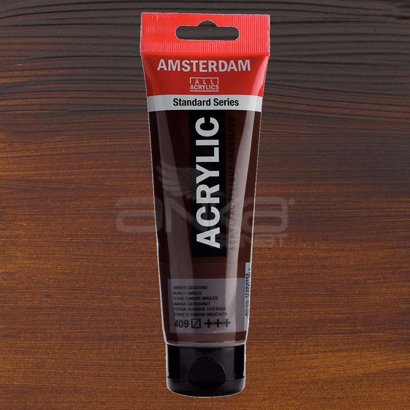 Amsterdam Akrilik Boya 120ml 409 Burnt Umber