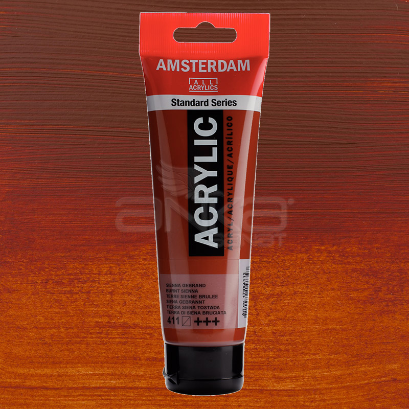 Amsterdam Akrilik Boya 120ml 411 Burnt Sienna