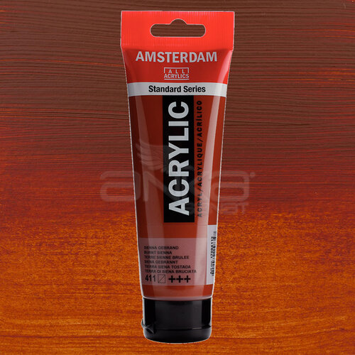 Amsterdam Akrilik Boya 120ml 411 Burnt Sienna - 411 Burnt Sienna