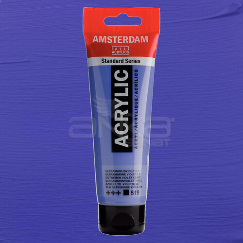 Amsterdam Akrilik Boya 120ml 519 Ultramarine Violet Light - 519 Ultramarine Violet Light