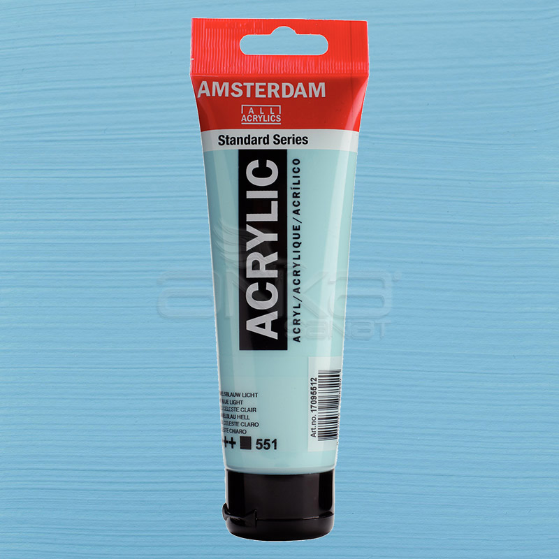 Amsterdam Akrilik Boya 120ml 551 Sky Blue Light