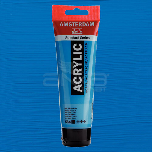 Amsterdam Akrilik Boya 120ml 564 Brilliant Blue - 564 Brilliant Blue