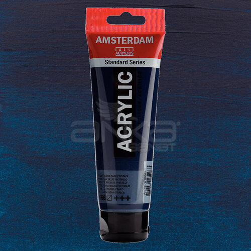 Amsterdam Akrilik Boya 120ml 566 Prussian Blue Phthalo - 566 Prussian Blue Phthalo