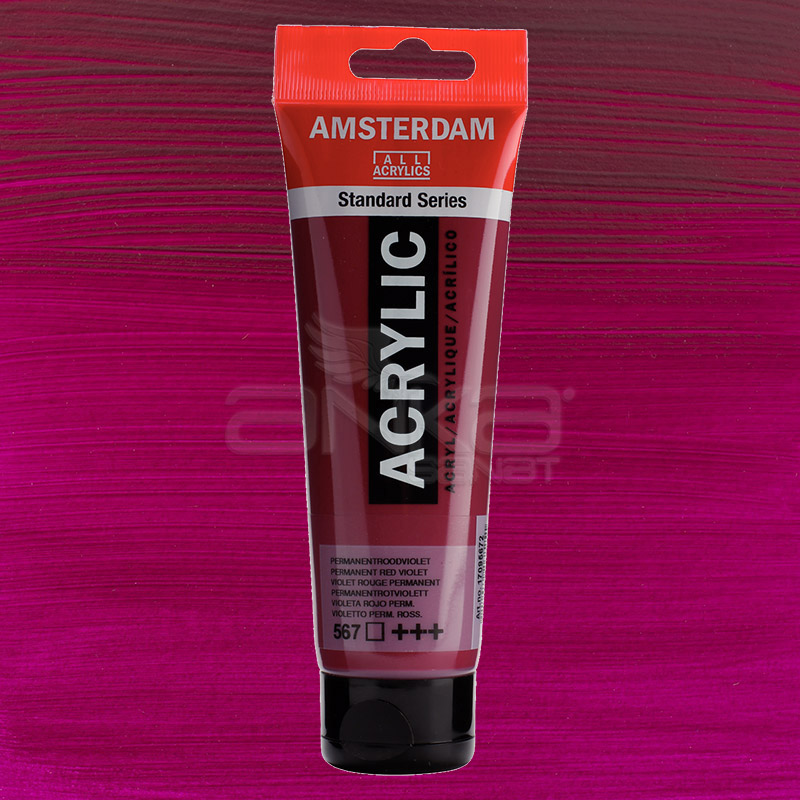 Amsterdam Akrilik Boya 120ml 567 Permanent Red Violet