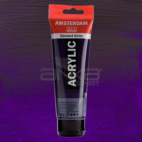 Amsterdam Akrilik Boya 120ml 568 Permanent Blue Violet - 568 Permanent Blue Violet