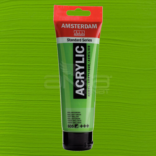 Amsterdam Akrilik Boya 120ml 605 Brilliant Green