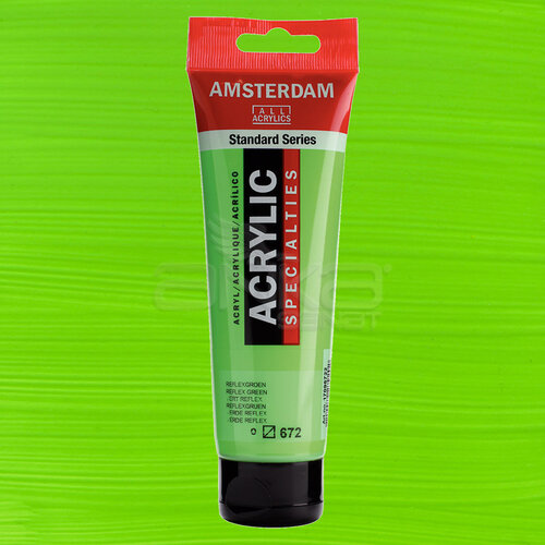 Amsterdam Akrilik Boya 120ml 672 Reflex Green - 672 Reflex Green