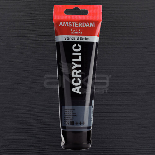 Amsterdam Akrilik Boya 120ml 702 Lamp Black - 702 Lamp Black