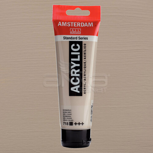 Amsterdam Akrilik Boya 120ml 718 Warm Grey - 718 Warm Grey