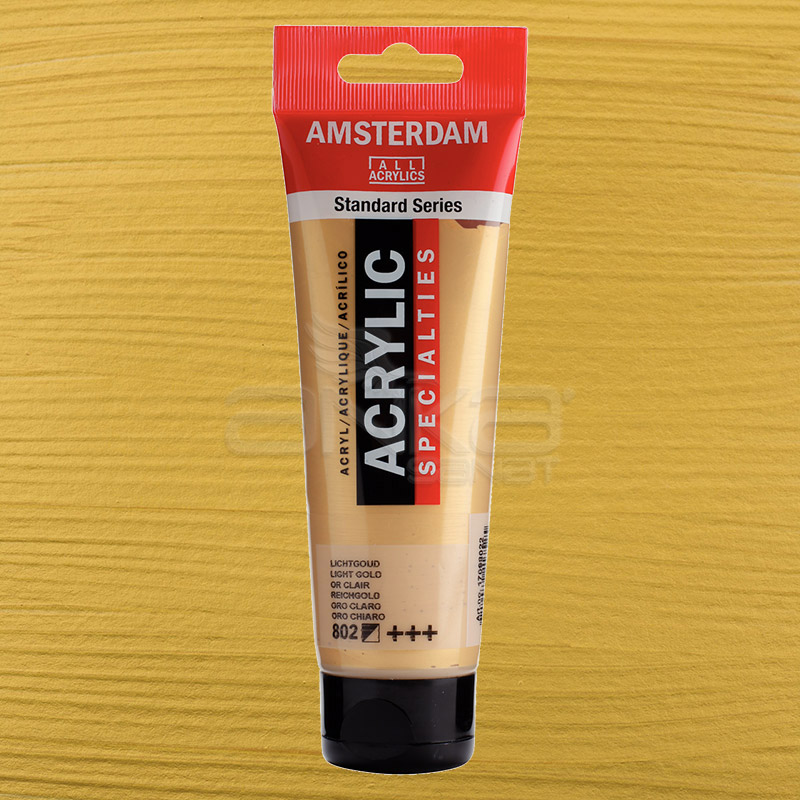 Amsterdam Akrilik Boya 120ml 802 Light Gold