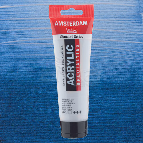 Amsterdam Akrilik Boya 120ml 820 Pearl Blue - 820 Pearl Blue