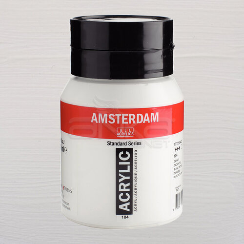 Amsterdam Akrilik Boya 500ml 104 Zinc White - 104 Zinc White