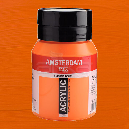 Amsterdam Akrilik Boya 500ml 276 Orange Azo - 276 Orange Azo
