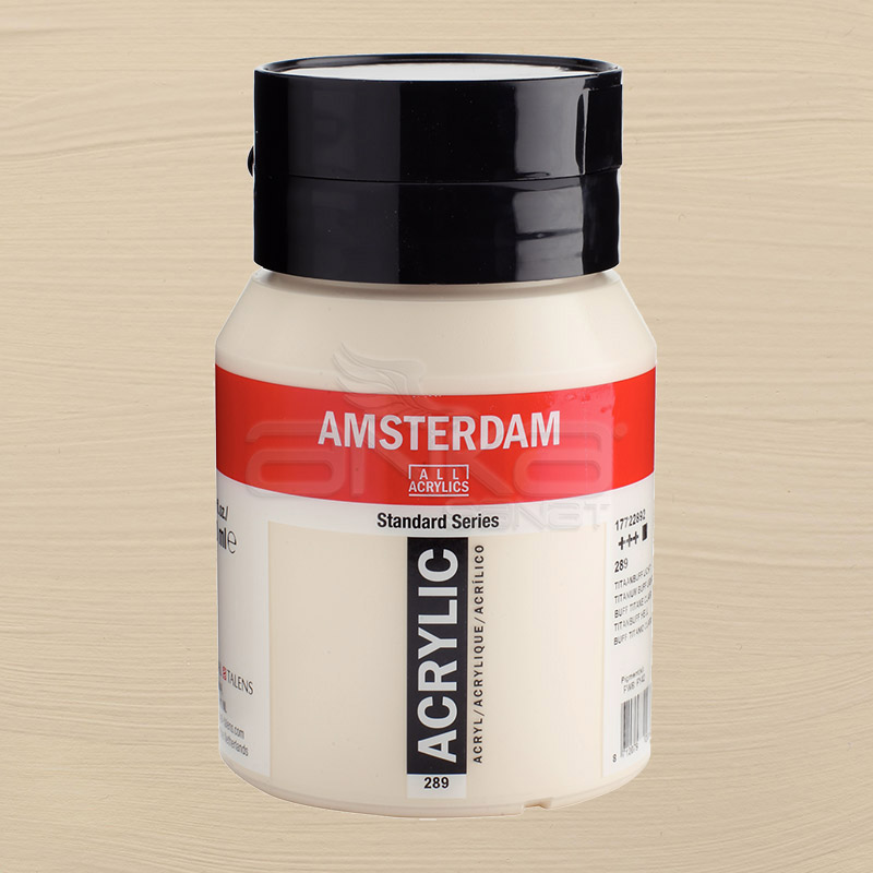 Amsterdam Akrilik Boya 500ml 289 Titanium Buff Light