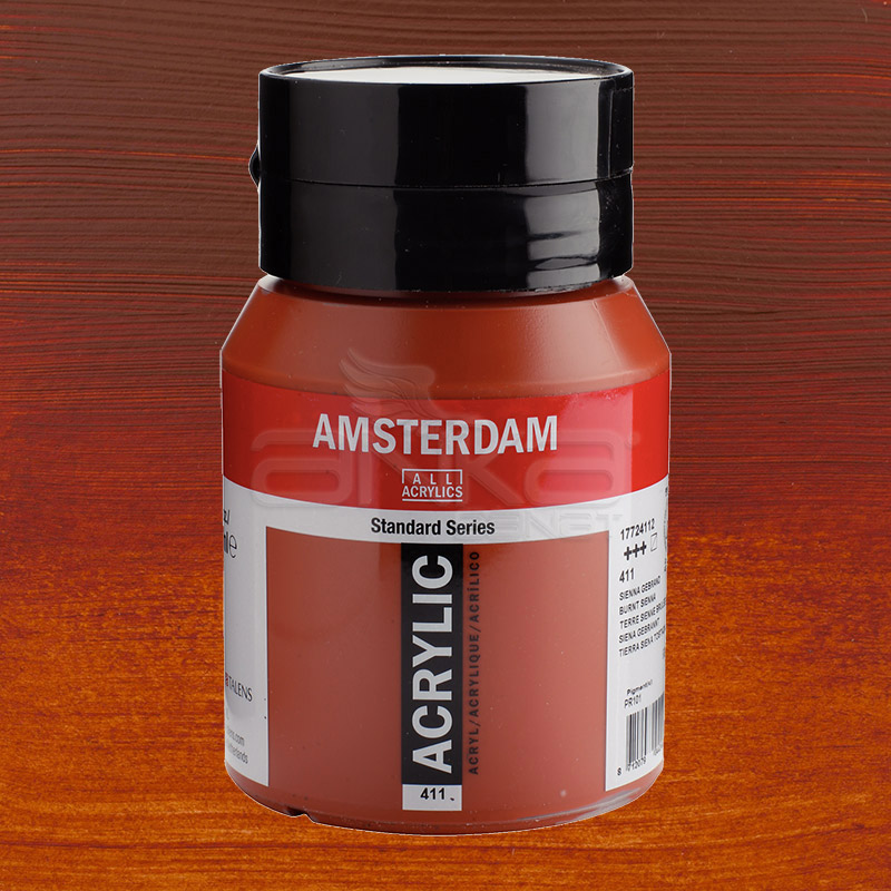 Amsterdam Akrilik Boya 500ml 411 Burnt Sienna