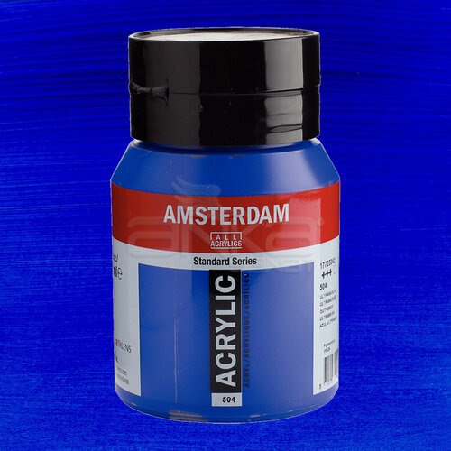 Amsterdam Akrilik Boya 500ml 504 Ultramarine - 504 Ultramarine