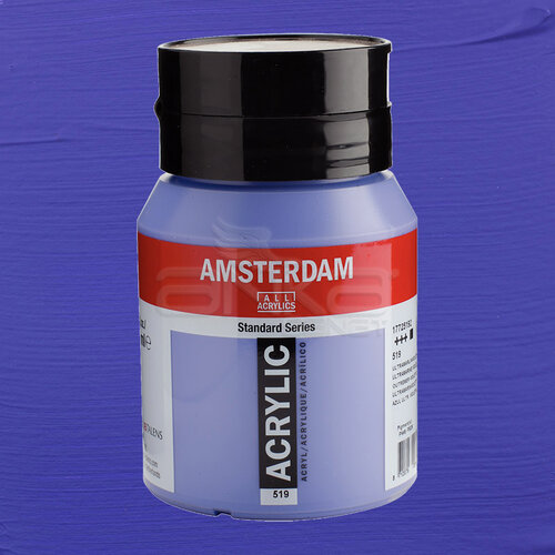 Amsterdam Akrilik Boya 500ml 519 Ultramarine Violet Light - 519 Ultramarine Violet Light