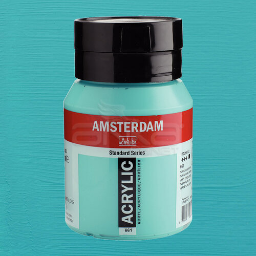 Amsterdam Akrilik Boya 500ml 661 Turquoise Green