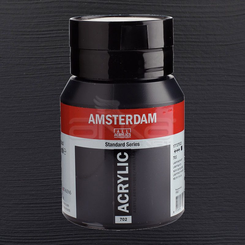 Amsterdam Akrilik Boya 500ml 702 Lamp Black