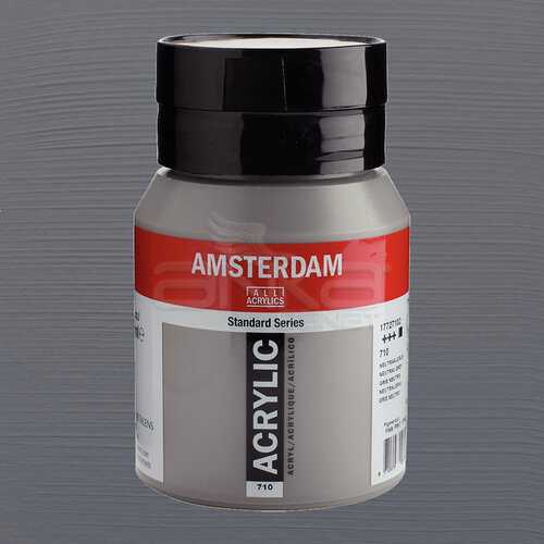 Amsterdam Akrilik Boya 500ml 710 Neutral Grey - 710 Nautral Grey