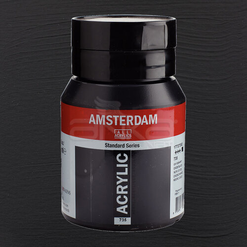 Amsterdam Akrilik Boya 500ml 735 Oxide Black - 735 Oxide Black