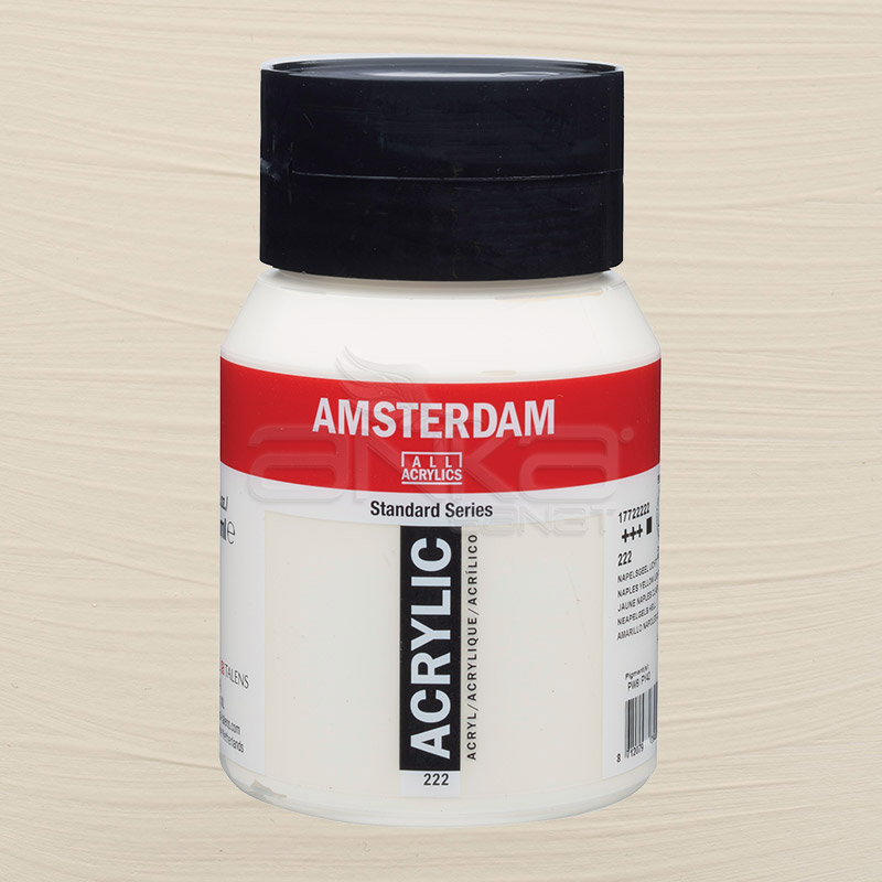 Amsterdam Akrilik Boya 500ml 222 Naples Yellow Light