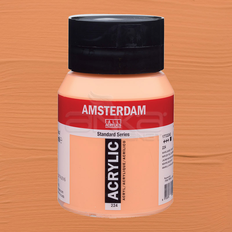 Amsterdam Akrilik Boya 500ml 224 Naples Yellow Red