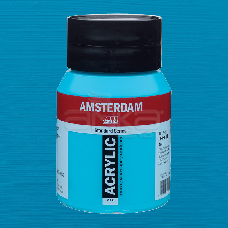 Amsterdam Akrilik Boya 500ml 522 Turquoise Blue