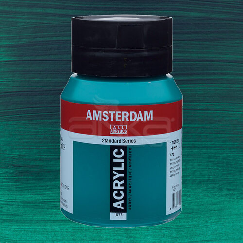 Amsterdam Akrilik Boya 500ml 675 Phthalo Green - 675 Phthalo Green