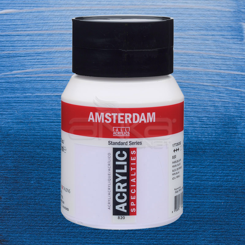 Amsterdam Akrilik Boya 500ml 820 Pearl Blue