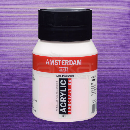 Amsterdam Akrilik Boya 500ml 821 Pearl Violet - 821 Pearl Violet