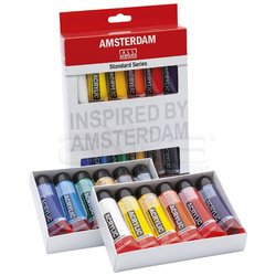 Amsterdam Akrilik Boya Seti Ana Renkler 12x20ml - Thumbnail