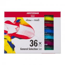 Amsterdam Akrilik Boya Seti Ana Renkler 36x20ml - Thumbnail