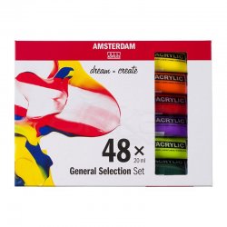 Amsterdam - Amsterdam Akrilik Boya Seti Ana Renkler 48x20ml (1)
