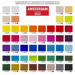 Amsterdam Akrilik Boya Seti Ana Renkler 48x20ml - Thumbnail