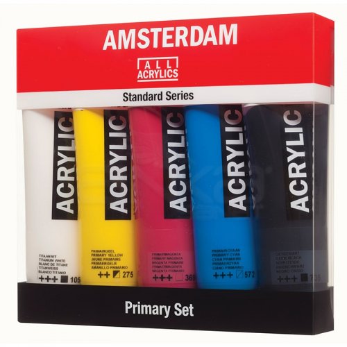 Amsterdam Akrilik Boya Seti Ana Renkler 5x120ml