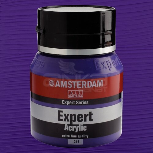 Amsterdam Expert Akrilik Boya 400ml 581 Permanent Blue Violet Opaque - 581 Permanent Blue Violet Opaque