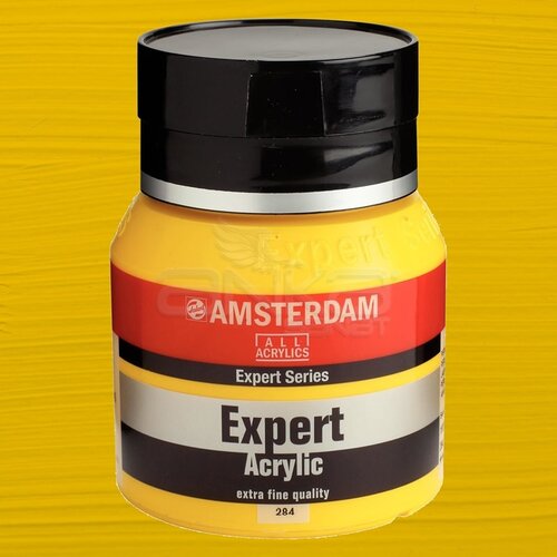 Amsterdam Expert Akrilik Boya 400ml 284 Permanent Yellow Medium - 284 Permanent Yellow Medium