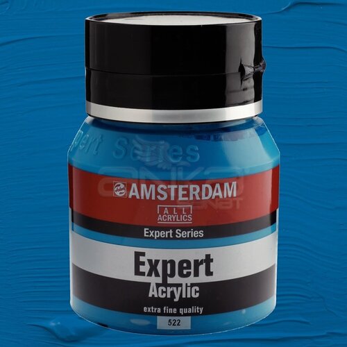 Amsterdam Expert Akrilik Boya 400ml 522 Turquoise Blue - 522 Turquoise Blue