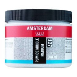 Amsterdam - Talens Amsterdam Pumice Middle Orta Doku Medium 500ml