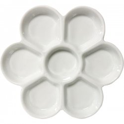 Anka Art - Porselen Kaplı Plastik Palet 7 Gözlü